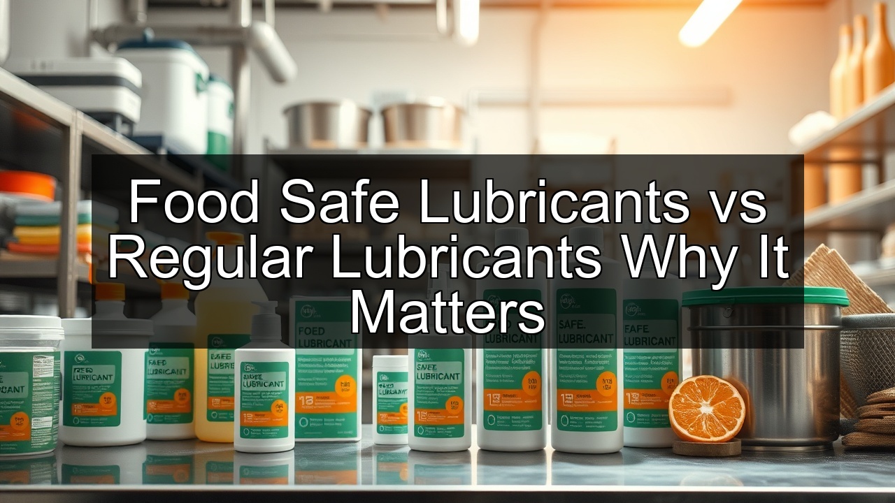 food-grade lubricant lubricants machinery safe lubricant food