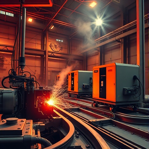 welding track welding oscillator weld shoes